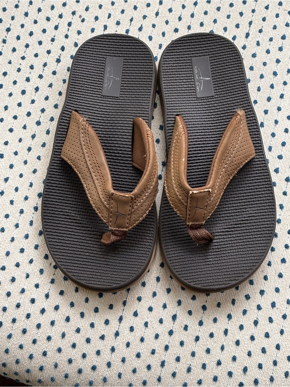 Kids Brown Beach-Ready Flip Flop Sandals